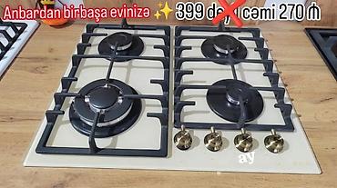 mətbəx qaz sobaları: Qaz plitəsi Stolüstü, 4 gözlü, Yeni — 5