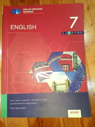 6 cı sinif ingilis dili müəllim üçün metodik vəsait: English -7 Тесты по Английскому языку -7 класс. Рабочая тетрадь в