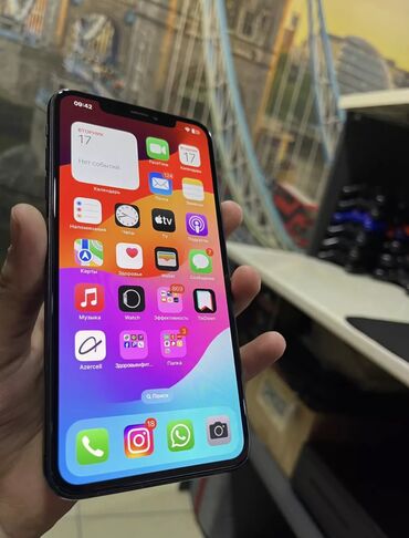 iphone xs ağ: IPhone Xs Max, 64 ГБ, Черный, Face ID