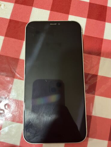 чехол iphone 5: IPhone 12, 64 ГБ, Белый, Отпечаток пальца, Face ID