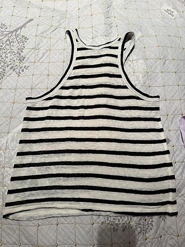 massımo: Massimo Dutti qadın maykası - Model: Zolaqlı racerback (arxa hissəsi — 3