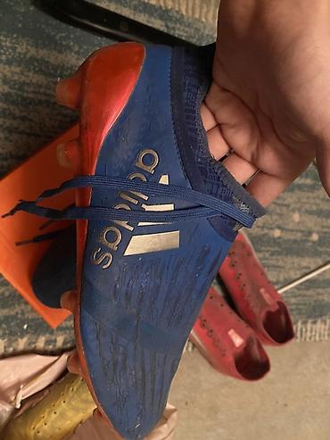 мото ролик: Футбольные бутсы adidas X (с шнуровкой), фирменная расцветка — 2