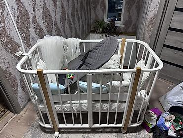 детская кроватка в форме машины: Продается Беларуская манеж в комплекте всё есть в подарок всякие — 3