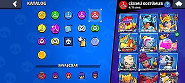 estel sumqayit: Məhsul: Brawl Stars hesabında geniş kostyum/kataloq kolleksiyası — 6
