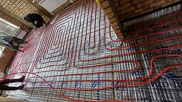 Установка отопительных систем: Монтаж водяного теплого пола «под ключ» - Проектирование и устройство — 19