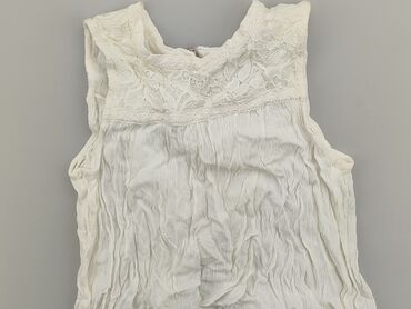 bluzka z lnem: Bluzka, H&M, 11 lat, 140-146 cm, stan - Dobry