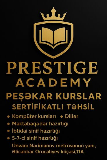 Обучение, курсы: Prestige Academy – bilik və karyera inkişafı üçün premium təhsil
