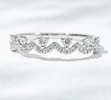 Үлпөт көйнөктөрү жана аксессуарлар: 💍 Кольцо из белого золота 750 пробы с лабораторными бриллиантами • — 2