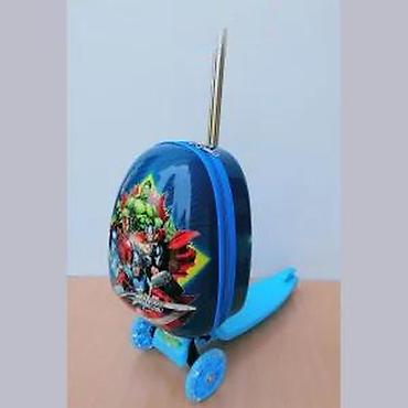 Trotineti, skejtbordovi i hoverbordovi: Dečiji trotinet sa integrisanim koferom, idealan za putovanja ili — 11