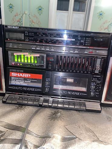 remax mp3 player: **Başlıq:** Sharp WF-940 retro maqnitola — tam işlək vəziyyətdə — 3