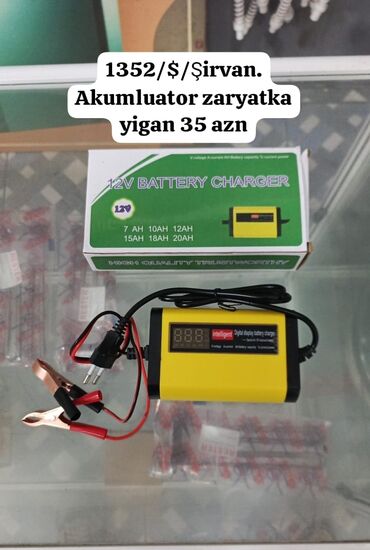 Monitorlar: 12V Akkumulyator Zaryadka Cihazı - Gərginlik: 12V - Ağıllı