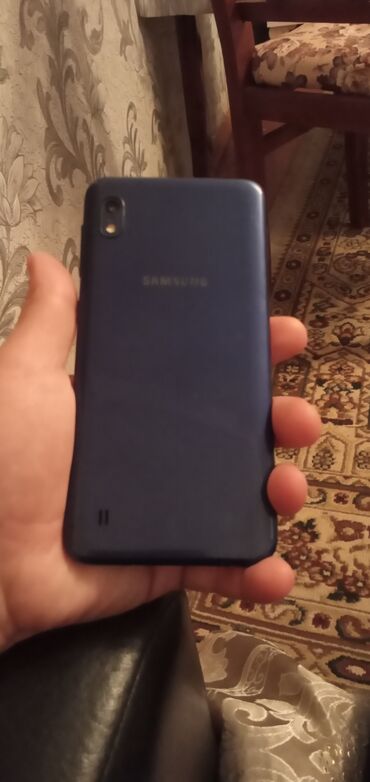 samsung a10 kabrolari: Samsung A10, 32 GB, rəng - Göy, Sensor, İki sim kartlı