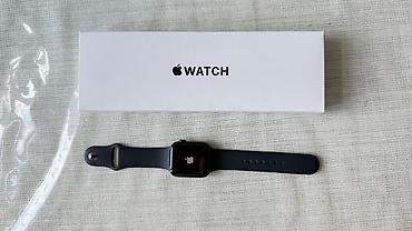 apple vach: Apple watch (SE 44mm) space gray Ideal veziyyetde 100% pil Karobkasi — 4