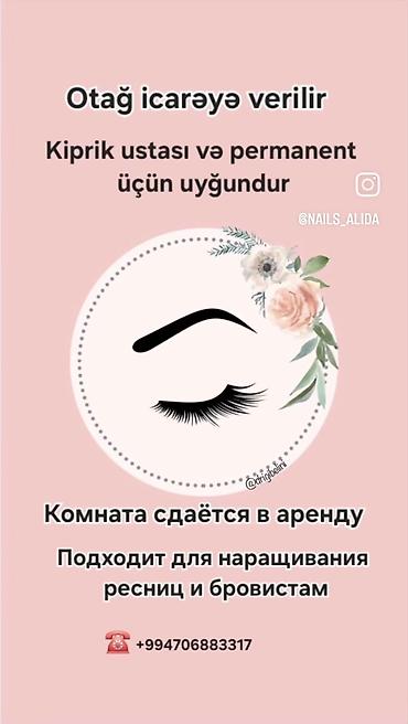 Otaq icarəyə verilir Qaş-permanent və Kiprik ustalarına üstünlük lalafo.az -da Otaq icarəyə verilir Qaş-permanent və Kiprik ustalarına üstünlük