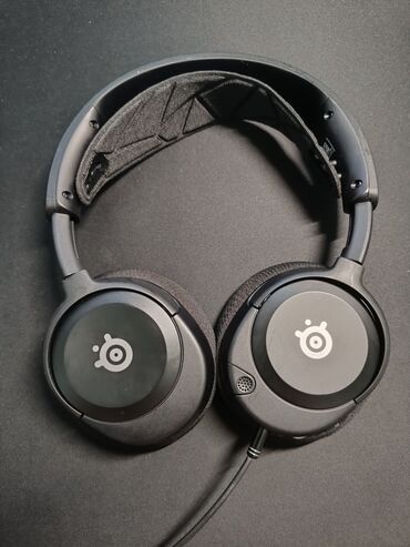 Qulaqcıqlar: İşlənmiş Simli Qulaqcıqlar, SteelSeries, rəng - Qara