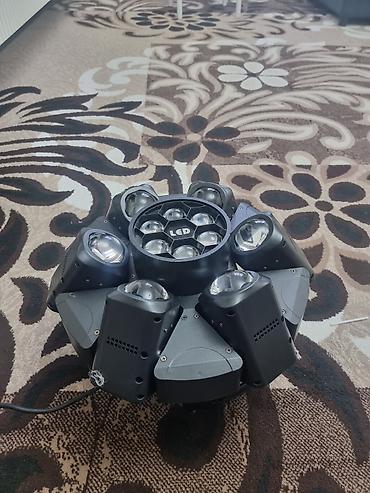 ring light: 6-головый светодиодный Moving Head "Пчелиный глаз" с лазером и — 1