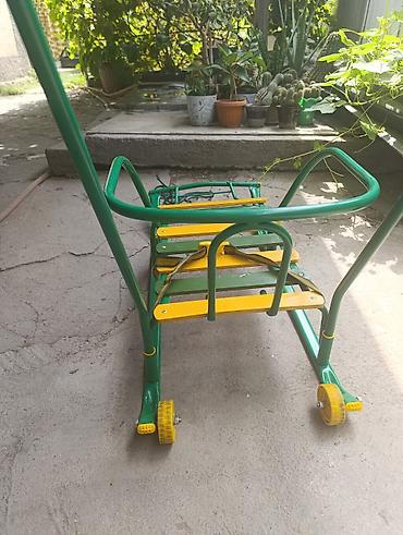 carrello bravo коляска: Детские санки-коляска с колёсиками и ремнём безопасности. Почти новые — 3