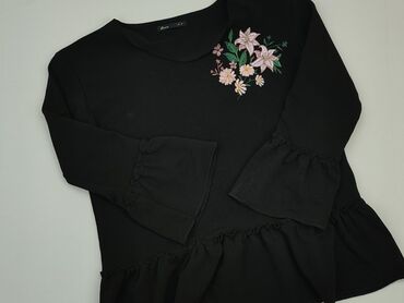 czarna długa sukienki z długim rękawem: Bluzka Damska, House, M, stan - Dobry