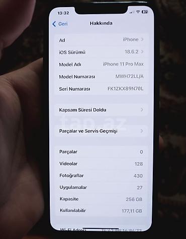 irşad telecom iphone 11 pro max: IPhone 11 Pro Max, 256 GB, Yaşıl, Face ID — 4