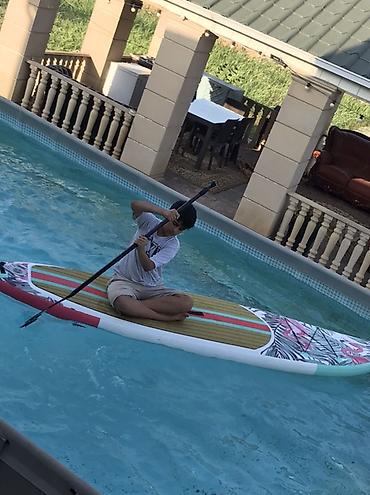 Digər idman və istirahət malları: Şişmə SUP (stand up paddle) lövhəsi və tənzimlənən avar - Tip: Şişmə — 1