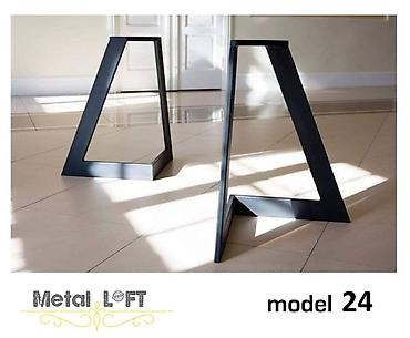 Stolovi: 🔩 PREKO 30 modela NOGARA I POSTOLJA OD METALA – RUČNA IZRADA PO MERI — 21