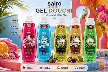 Sairo Collection – Gel Douche duş gelləri - Həcm: 750 ml (şüşələrin