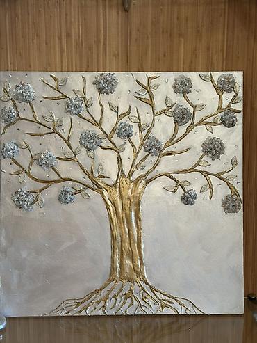El işi Thein _art – Qızılı “Həyat Ağacı” - Material: Tuval üzərində lalafo.az -da El işi Thein _art – Qızılı “Həyat Ağacı” - Material: Tuval üzərində