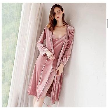 Халаты: Стильные женские халаты Велюровые халаты Женские халаты Велюровые — 4