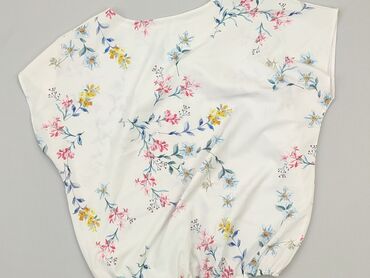 bluzki w różowe kwiaty: Blouse, 2XL (EU 44), condition - Good