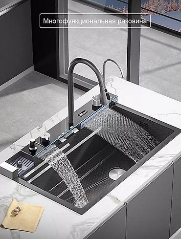 Посуда: Многофункциональная кухонная мойка из нержавеющей стали SUS304 с — 2