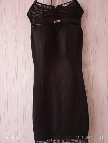 leprsava haljina: M (EU 38), color - Black, Cocktail, With the straps