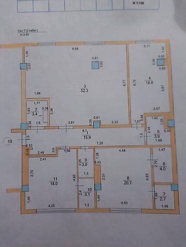 Продажа квартир: 4 комнаты, 146 м², Киргизия 1 Элитка, 3 этаж, Евроремонт — 9