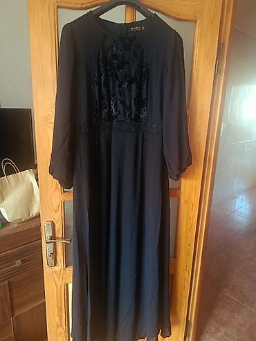 Donlar: Brend: SARA Model: Uzun qara/plastik tünd rəngli paltar - Uzun — 1