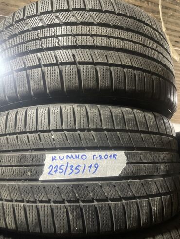 зимние шины 19: Шины 275 / 35 / R 19, Зима, Б/у, Пара, Легковые, Корея, Kumho