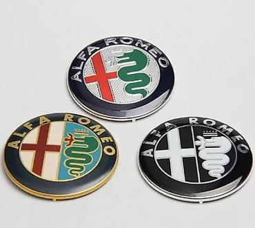 xara auto: Alfa Romeo znak 74mm. Metalni znak za alfu - 3 modela. ✨ Znak je — 5