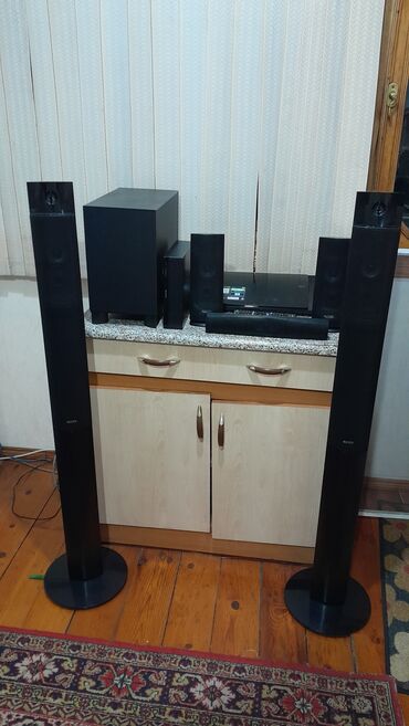 Mikrofonlar: Sony Kolonka, Növ - Ev kinoteatrı üçün, rəng - Qara