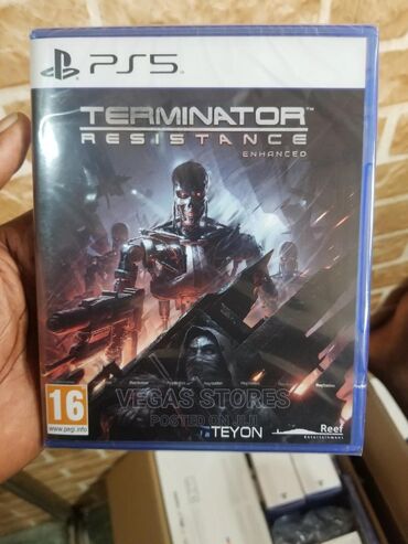 Video oyunlar üçün aksesuarlar: PlayStation 5 terminator resistance oyun diski