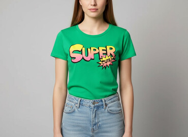 dark gren t shirty: Fishbone, Women`s T-shirt, size XS