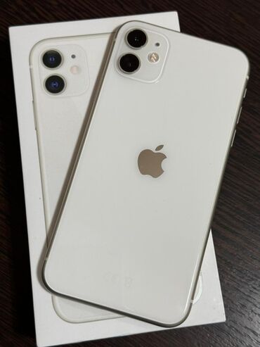 айфон за 5 тысяч: IPhone 11, Б/у, 64 ГБ, Белый, Коробка, 83 %