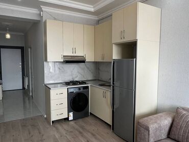 Uzunmüddətli kirayə mənzillər: Bağçaşəhər yaşayış kompleksində 5/14 mərtəbəsində 2 otaq əşyalı studio — 1