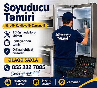 soydclar: Soyuducularin temiri xidmeti. Islemeyen, soyutmayan ve ses eden — 1