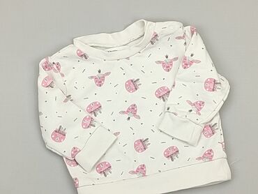 sweterek biały dla niemowlaka: Bluza, Fox&Bunny, 3-6 m, stan - Dobry