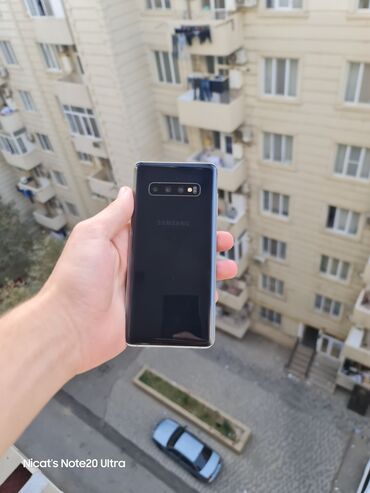 2 ci el ucuz telefonlar: Samsung Galaxy S10 Plus, 128 ГБ, цвет - Черный, Кнопочный, Сенсорный, Отпечаток пальца