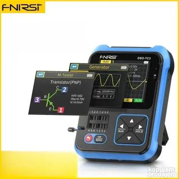 Elektro materijal: FNIRSI DSO-TC3 Osciloskop + Generator Signala + ESR Tester (Novo u — 9