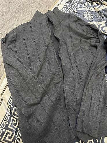 Мужской свитер, L, Emporio Armani, Б/у, цвет - Серый, Самовывоз