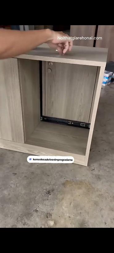komode za lavabo: Komoda sa skrivenom fiokom Materijal: Komoda se izrađuje od Univera — 8