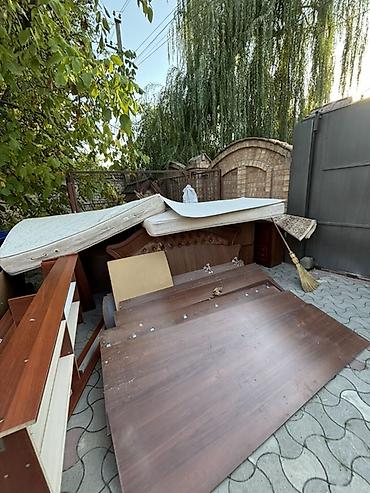 study table: Односпальная кровать, Б/у, С матрасом, длина - 200 см — 4