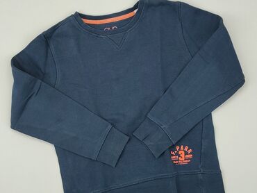 sweterek z baskinka: Sweatshirt, 11 years, 140-146 cm, condition - Good