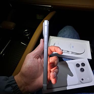 iphone baki: IPhone 17 Pro Max, 256 GB, Matte Silver, Zəmanət, Barmaq izi, Simsiz şarj — 2