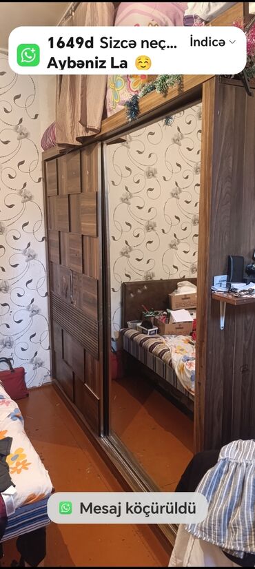 Dolablar: İşlənmiş, 2 qapılı Düz dolab, Qarderob, paltar dolabı